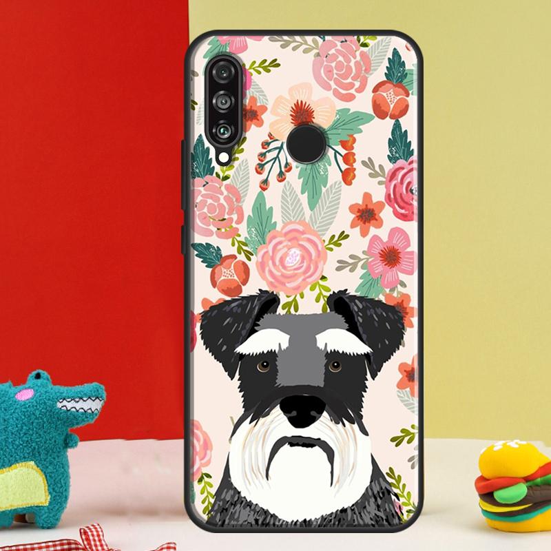 Schnauzer Puppy Dog For Huawei Nova 12s 12i 11i 8i 9 10 SE Y91 Y90 Y60 Y70 Y72 Y61 P20 P40 P30 Lite P60 Pro Case