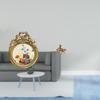 Antique Vintage Photo Frame And Horse Statue Figurines Ornate European Round Picture Display