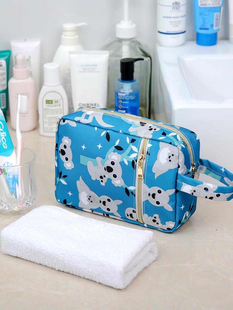 Stilvolle Damen Kleine Wasserdichte Oxford Reise-Toilettenartikel- und Kosmetik-Aufbewahrungstasche