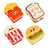 Yousheng Lunch Box Hamburger Chip Shape Food Grade Safe Airtight Leak-Proof Food Container Office Lunch Freshness Preserving Lunch Box