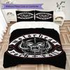 Motrhead Pattern Bedding uilt Set uilt Cover Pillowcase Home Decoration Birthday Gift (1*duvet cover + 2*pillowcase without core)
