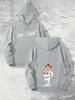 Lovesick Skull Flame Heart Hoodie Unisex Gothic Streetwear Sweatshirt Front Back Graphic Pullover