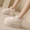 Fashion Women Thick Sole Snow Sneakers New Winter Slip-on Plush Warm Cotton Shoes Woman Outdoor Non Slip Fluffy Platform Fur Shoes 7.5CM