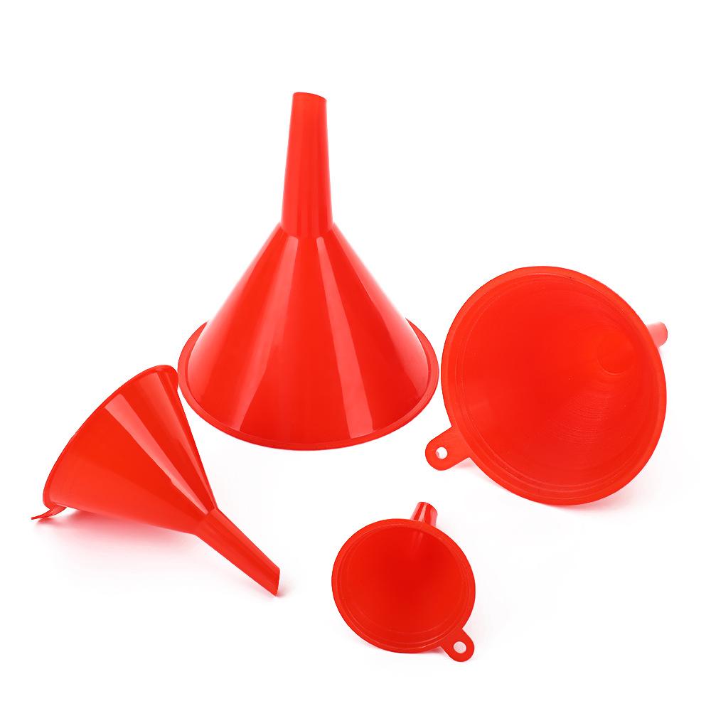 Car Plastic Funnel Refueling Gasoline Funnel Kitchen Tools Set Oil Filling Equipment Cars Motorcycle Refuel Filling Funnel Small