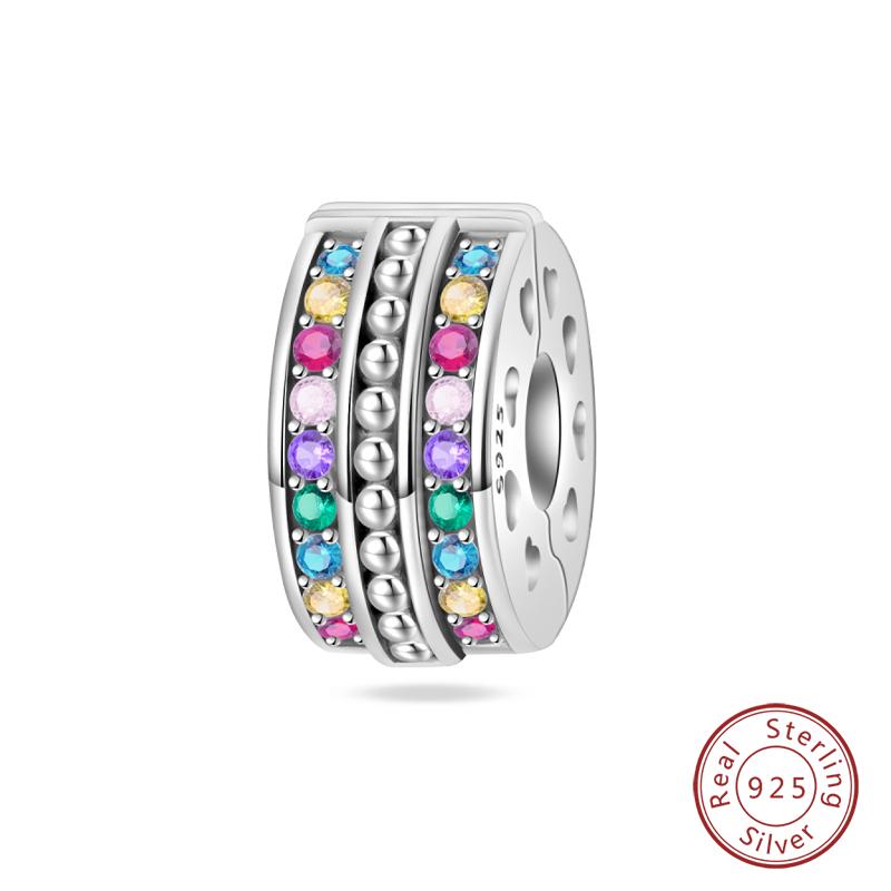 Copper Colorful Luminous Lotus Butterfly Dream Catcher Charms Beads Fit Qikaola Original Bracelets Diy Jewelry