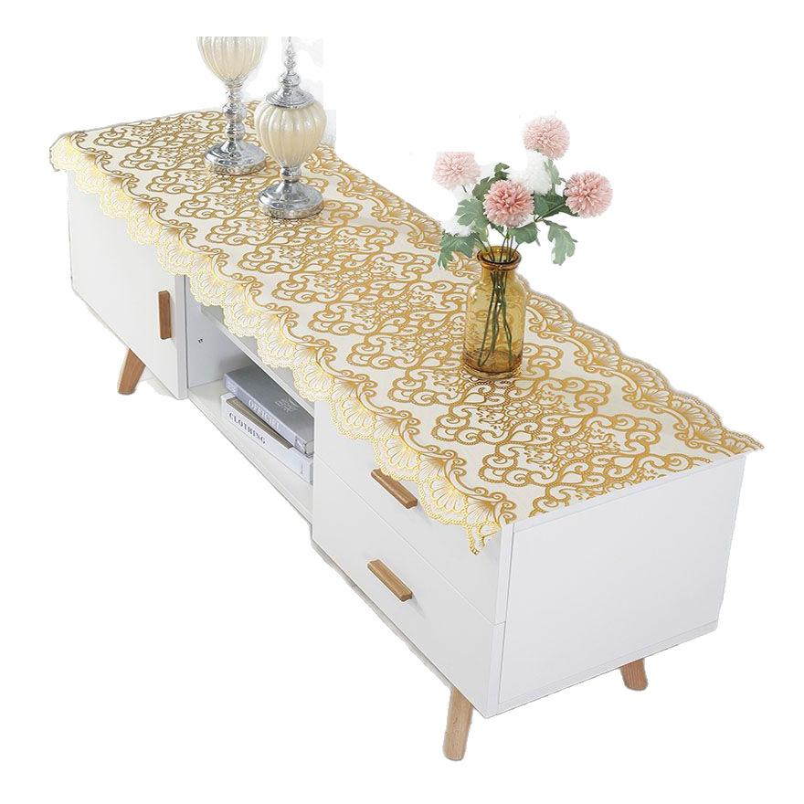 Pvc Tv Cabinet Tablecloth Rectangular Waterproof, Oil-Proof And Anti-Scalding Leave-In Bedside Table Shoe Cabinet Wine Cabinet Cover Cloth