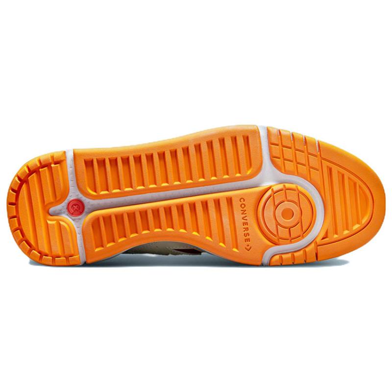 Converse Weapon Series CX Seasonal Egret High Top Retro Basketball Shoes Unisex Rice Orange