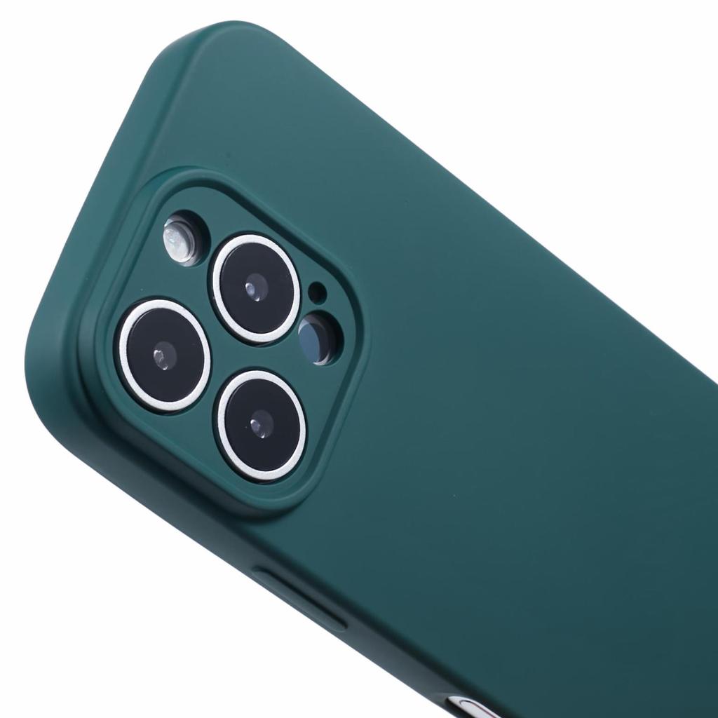 For iPhone 16 Pro Crossbody Case Flexible TPU Fiber Lining Anti-Shock Phone Cover