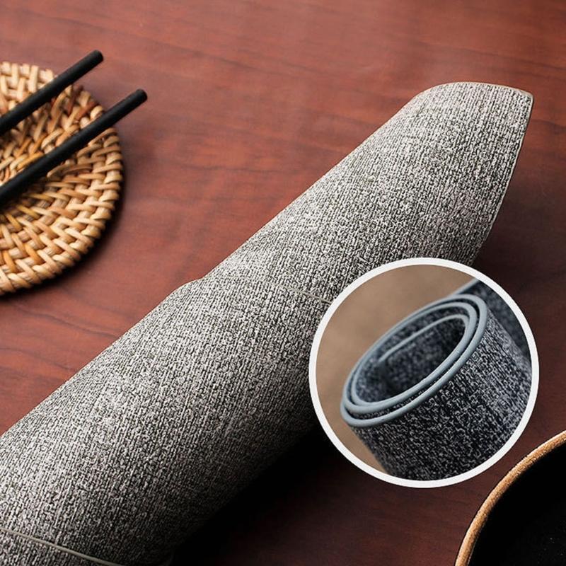 Double Side Leather Placemats And Coasters Waterproof Nonslip Table Mats Set Washable Table Mats For Dining Table