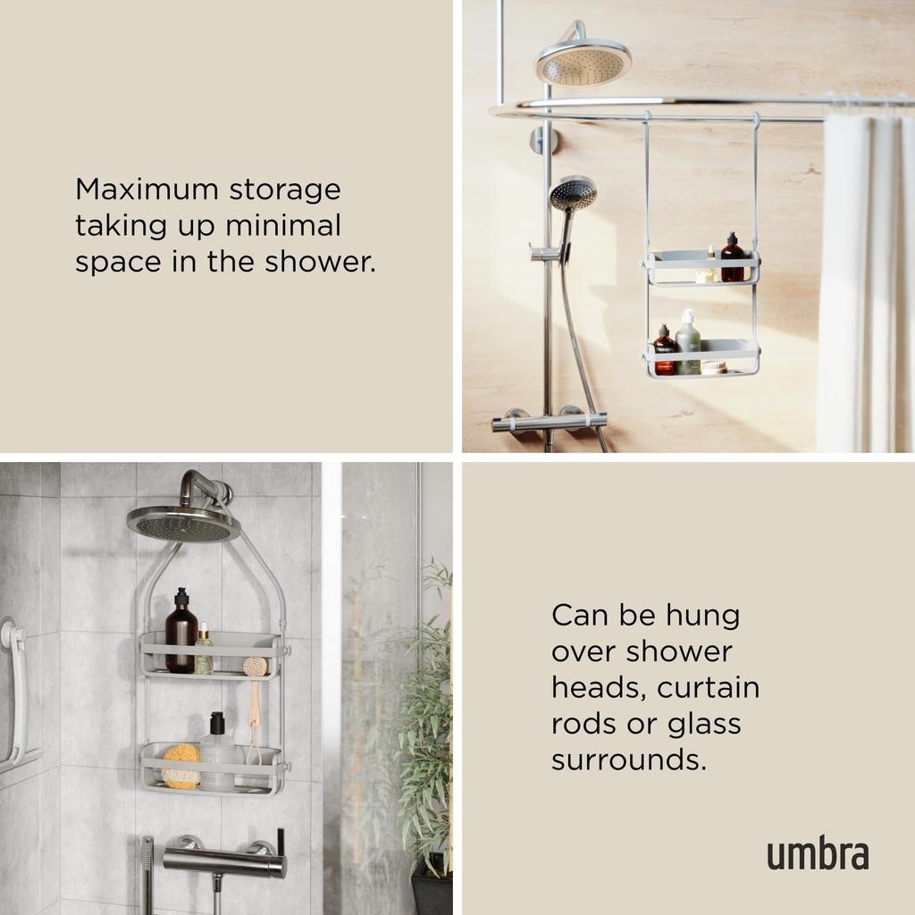 Umbra Bathroom 32 X 10 X 65 2023460918 Rack, Gray, Cm,