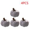 1-5PCS Small Pumpkins Home Decor Knit Knitted Pumpkin Reusable Seasonal Charm Cozy Warm Decorative Ornaments Crochet Pumpkins