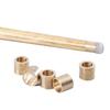 9/10MM 2Stk Snooker Queue Stock Kappen Pool Billard Spitze Reifen Kupfer Ersetzen Billard Kopf Spitzen Reifen Reparatur Kleines Loch