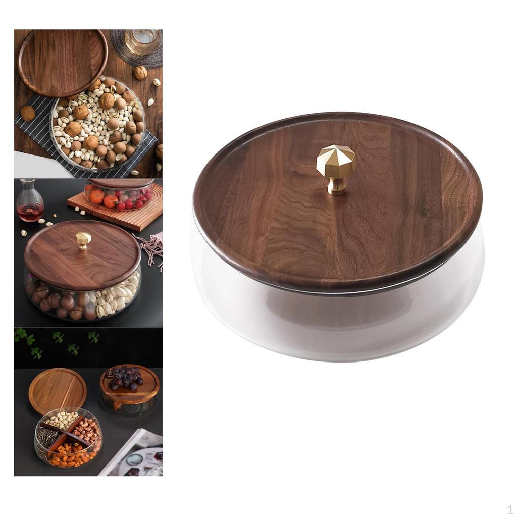 Airtight Glass Container with Lid for Nuts And Snacks