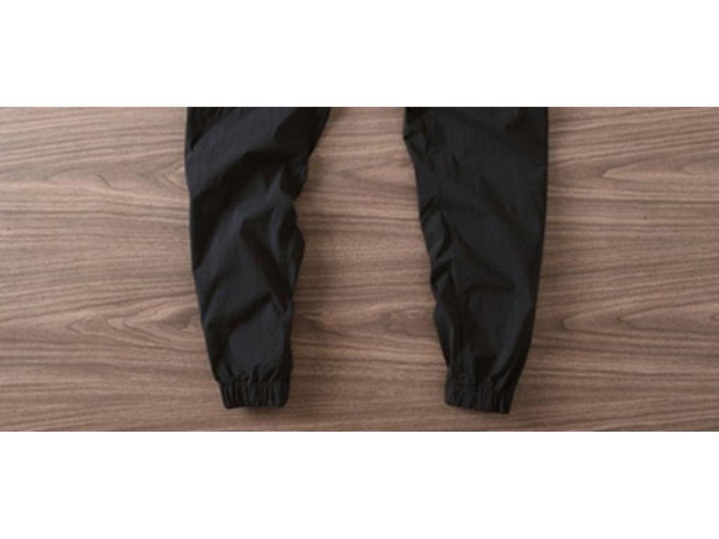 Men's Spring/Autumn Cotton Work Overalls: Elastic Waist, Slim Fit, 9-Point Casual Pants