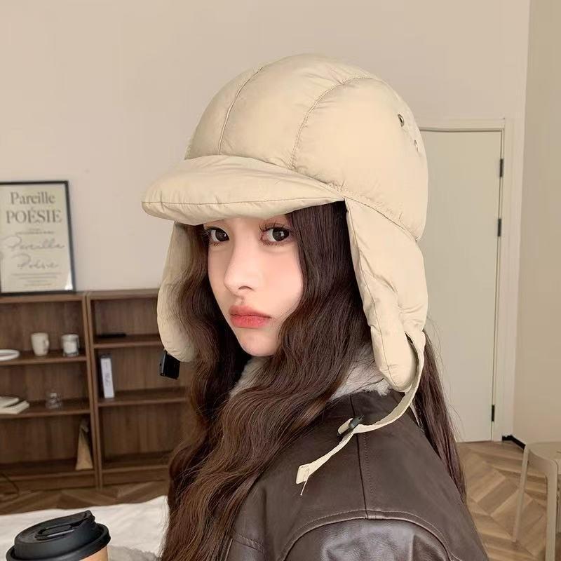 Winter plush fisherman's hat children's Mongolian hat ear protector head hat warm plush thickened cute pile hat
