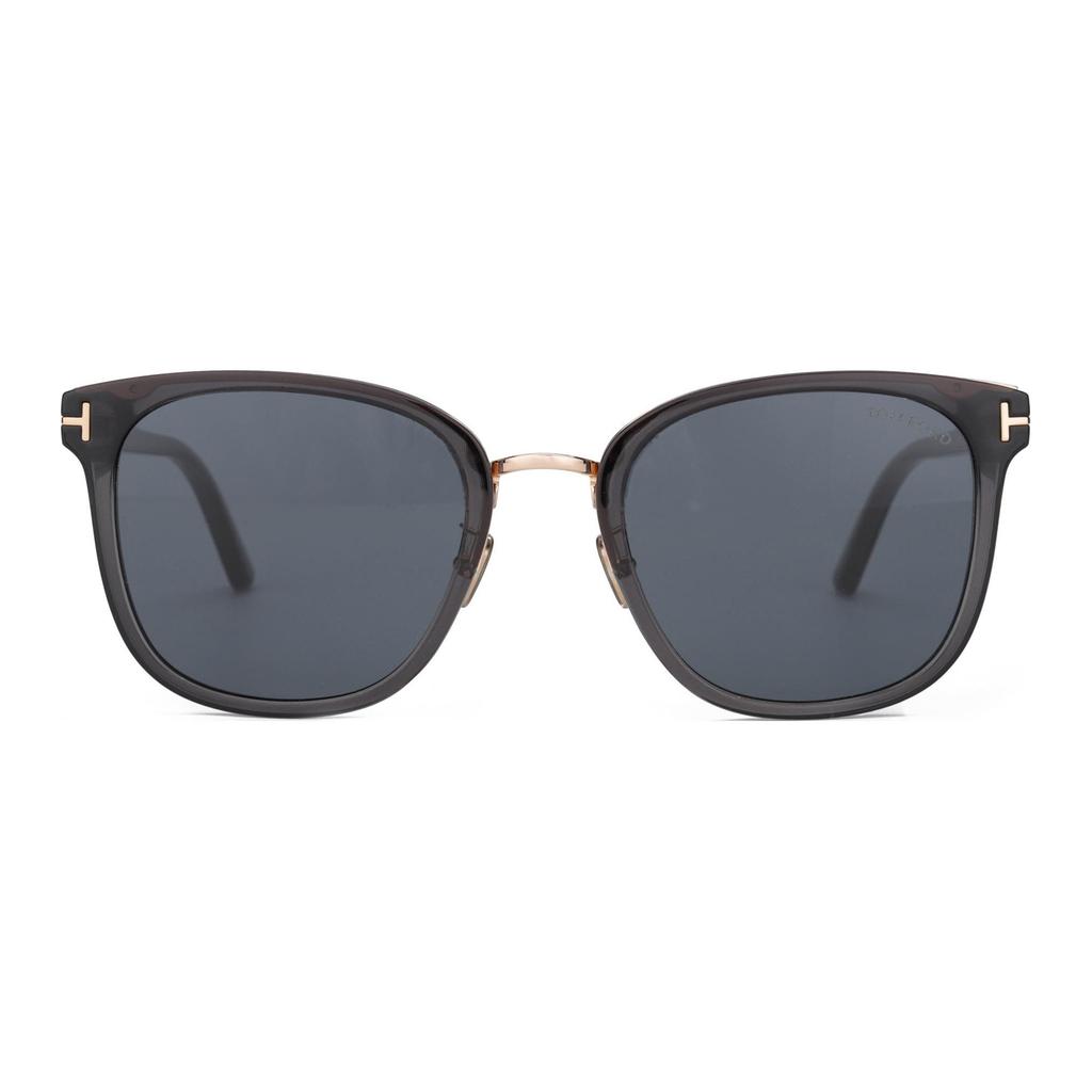 Tom Ford Sunglasses With Logo Letter On The Temples, Irregular Frame Unisex sunglasses Gray TF968-K-20A-56