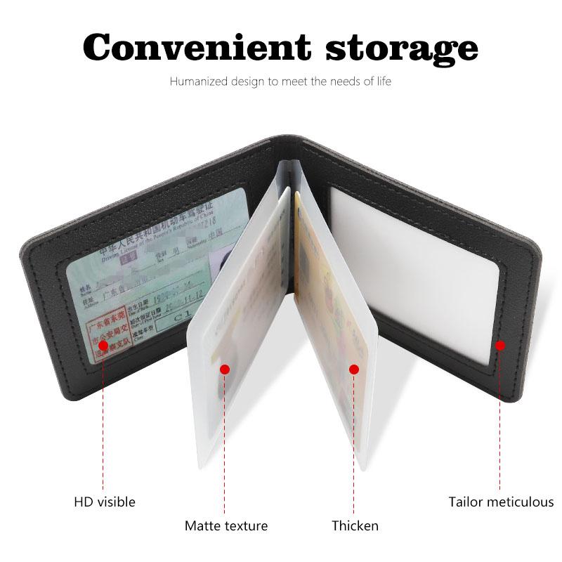 Car Driver License Cover Driving Documents Case Holder For Jeep Grand Cherokee Wrangler JK Gladiator Compass Renegade Patriot ALX1