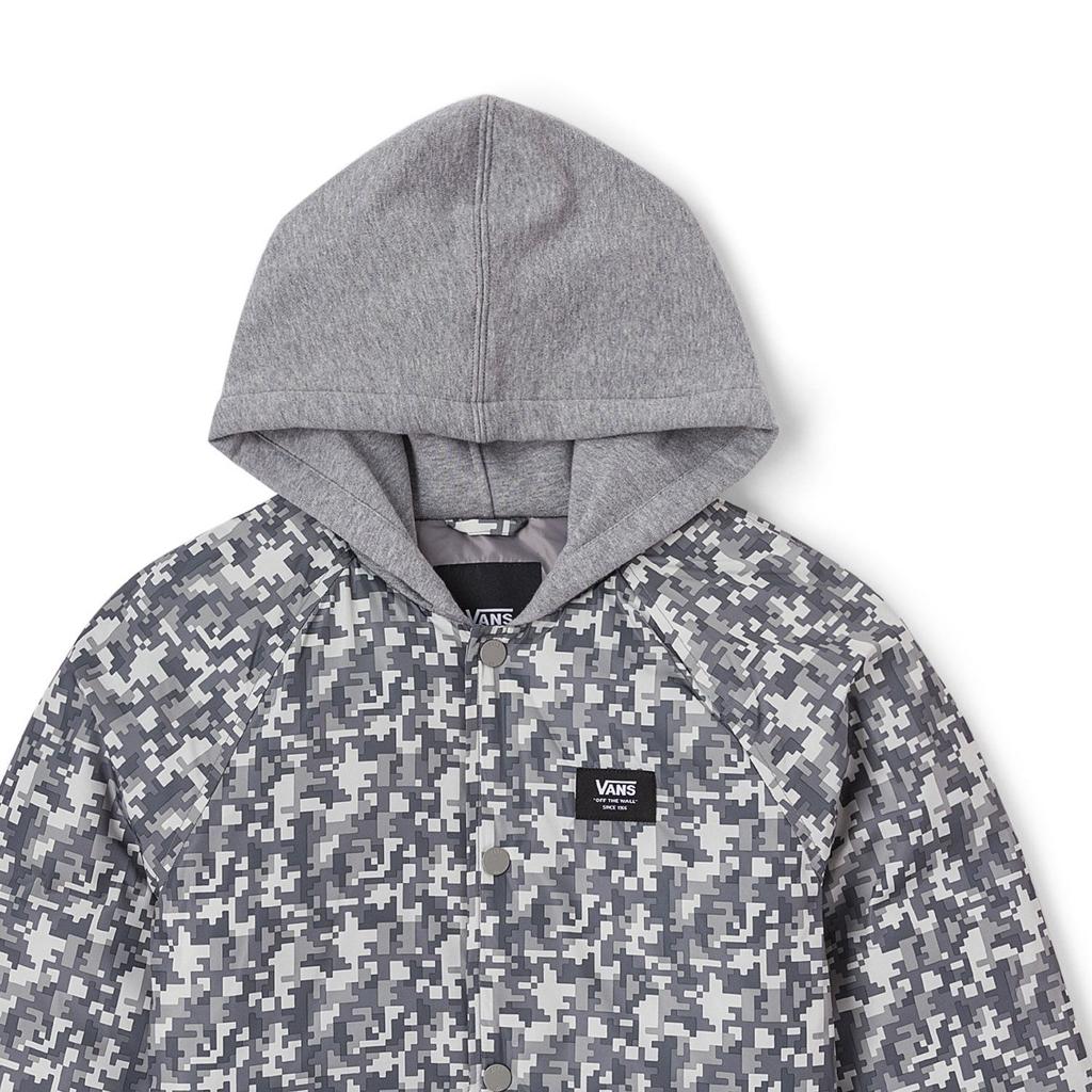 Vans Camouflage Hooded Jacket Warm Down Kids Jackets Gray VN000FE0CEN