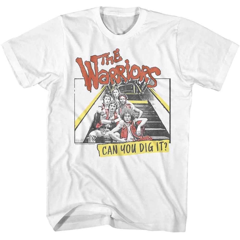 The Warriors - Primary Dig It - American Classics - White Solid Short Slee 140