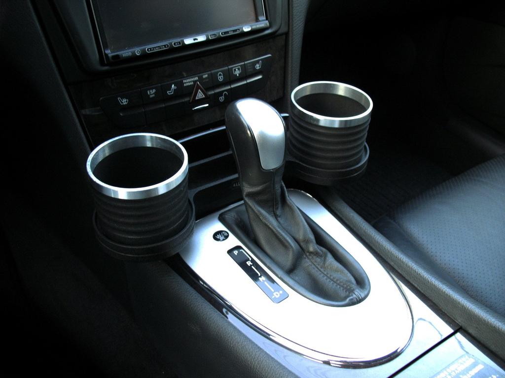 ALCABO Drink Pocket Black Cup for and Drive & Holder, (AL-M302B) Mercedes-Benz E-Class (W211/S211) CLS-Class (C219) Right-Hand Drive/Left-Hand