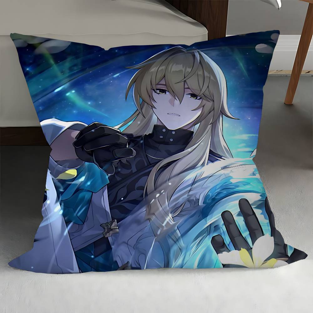 

Лоча - Подушка в подарок Honkai Star Rail Домашний декор для офиса Подушка для спальни Диван Автомобильная наволочка 12x12Inch