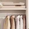 Space Saving Hanging Garment Bag with Self Compression Zipper Transparent Visible Dust Cover for Down Coat Closet Storage