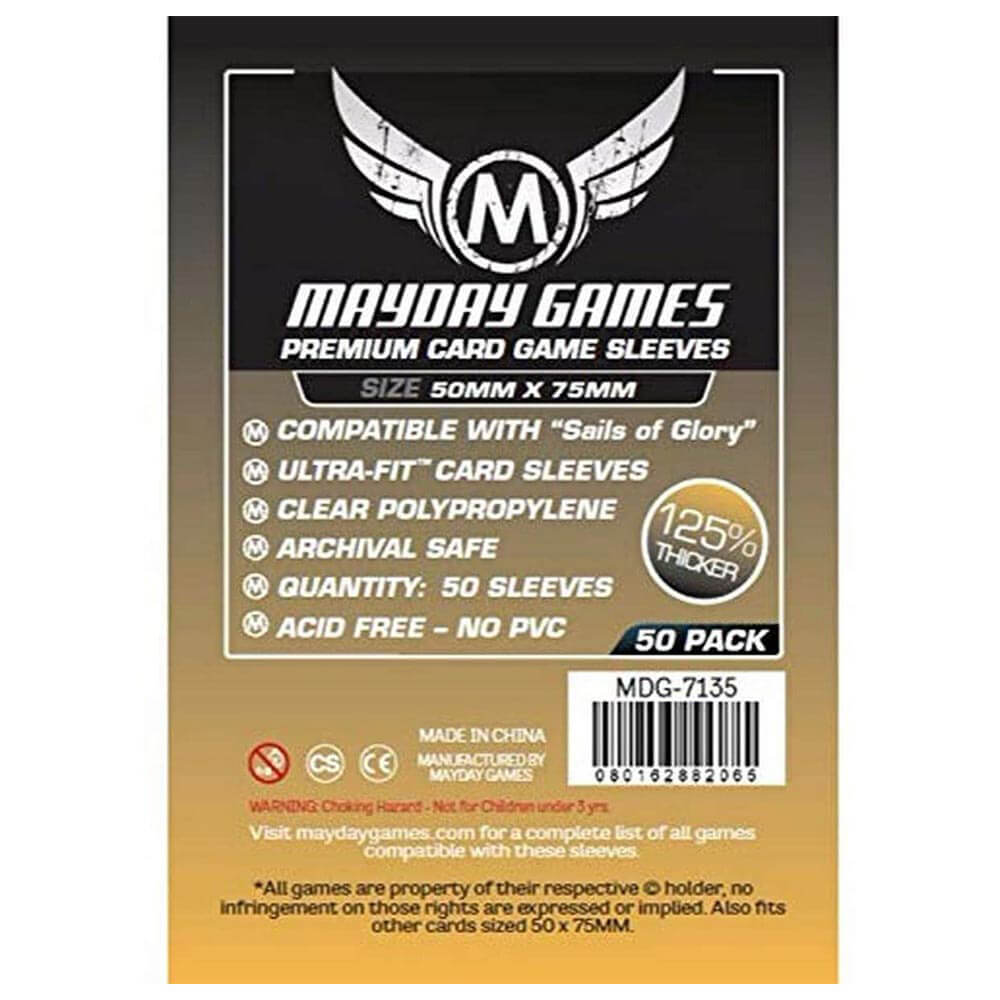 

Mayday Premium Пользовательские рукава для карт (50 x 75 мм)