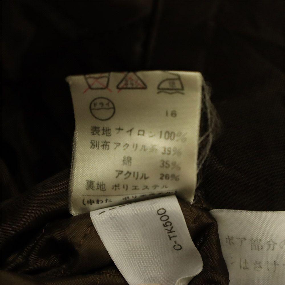 Calvin klein 90s Double breasted Batting coat S Brown Old vintage Women Used