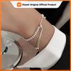 100% Solid 925 Sterling Silver Metal Bracelet for Women Men Vintage Handmade Ball Bracelet Birthday Gift S-B451