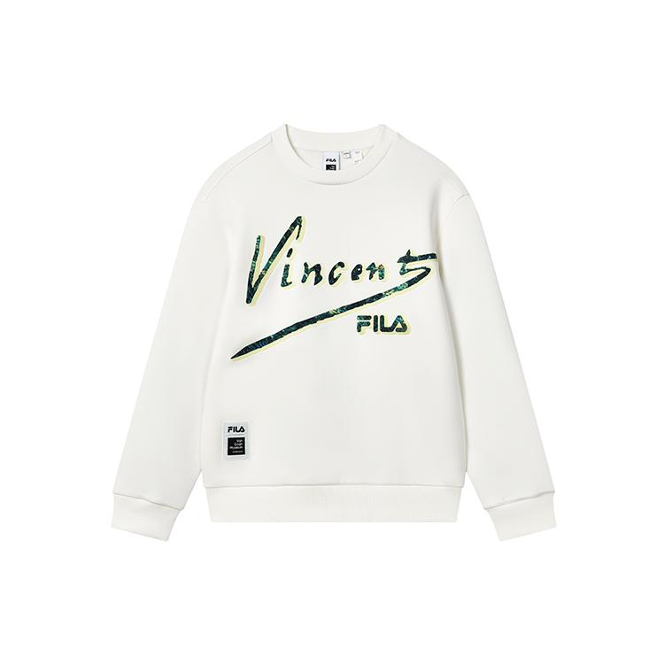 Толстовка FILA x FANGAOBOWUGUAN Мужская Облачно-белая F11M318206F-WT L