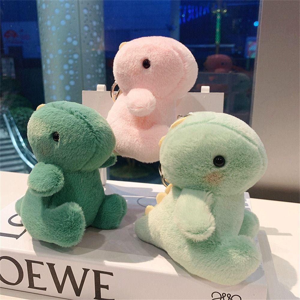 Stuffed Animal Plush Dinosaur Doll Plush Toy Dinosaur Pendant Dinosaur Keychain  Bag Pendant