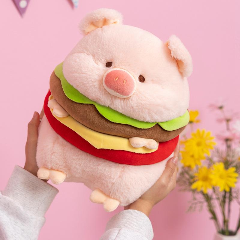 Wholesale Chubby Pig Doll Internet Celebrity Angel Pig Love Plush Toy Bed Doll Claw