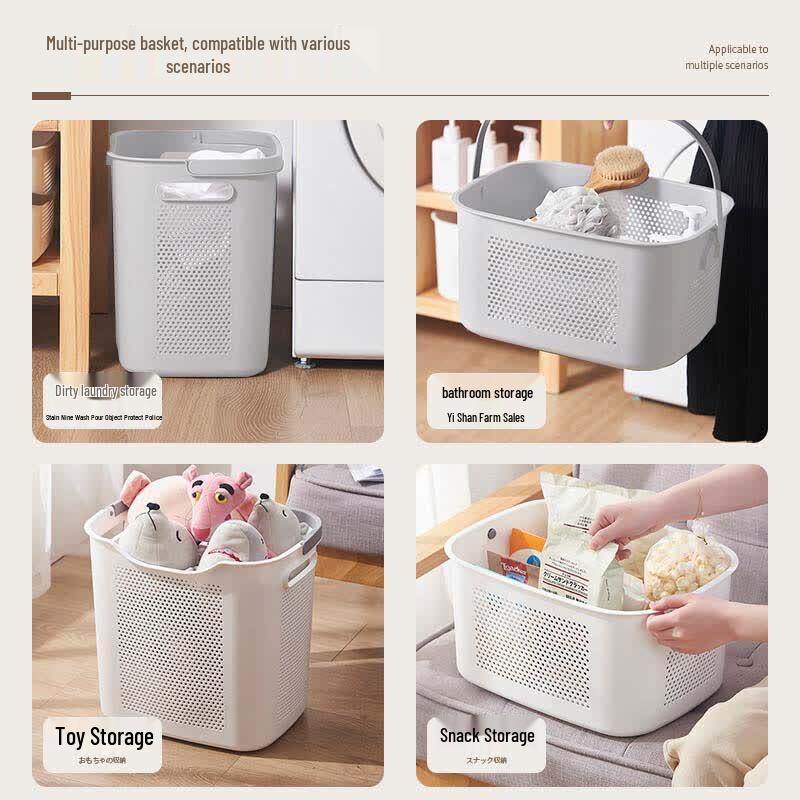 Nordic Plastic Laundry Hamper