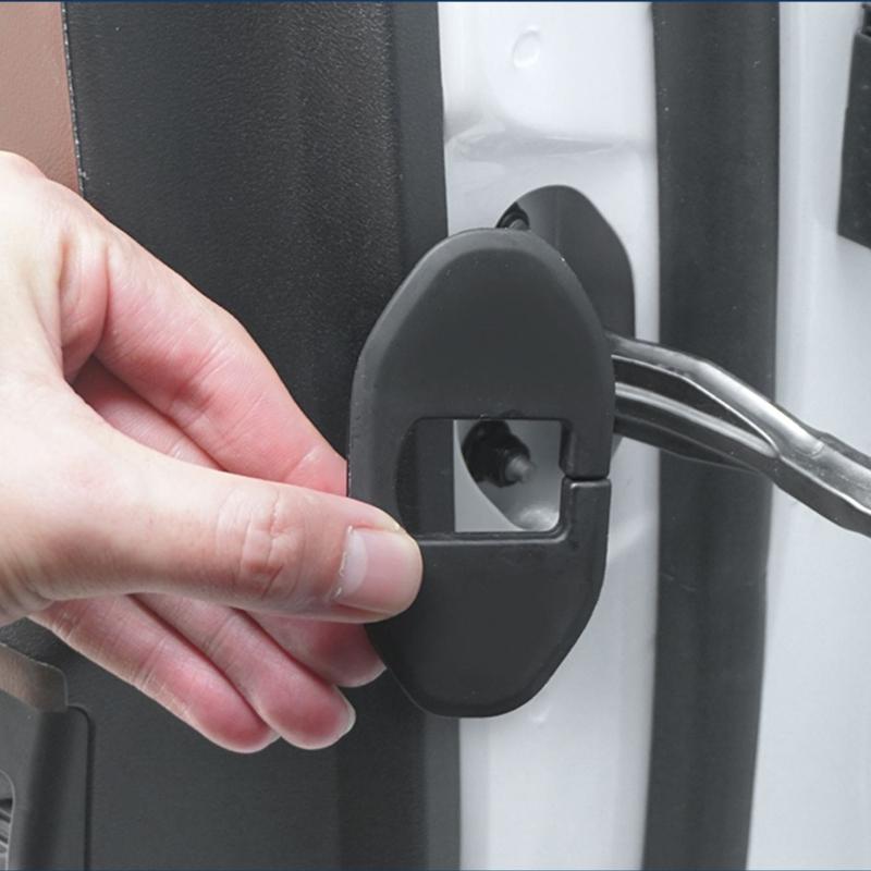 NEW For Geely Boyue L FX11 Door Lock Buckle Protector Cover Car Door Latch Protective Cover Silicone Door Handle Cover Guard Sto
