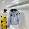 Scissors Li Qin Down Jacket Moose Knuckles Men's and Women's Hooded Down Jacket Warm Jacket