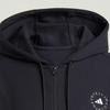 adidas By Stella McCartney Cropped Full-Zip Hoodie Black Women's JD8107