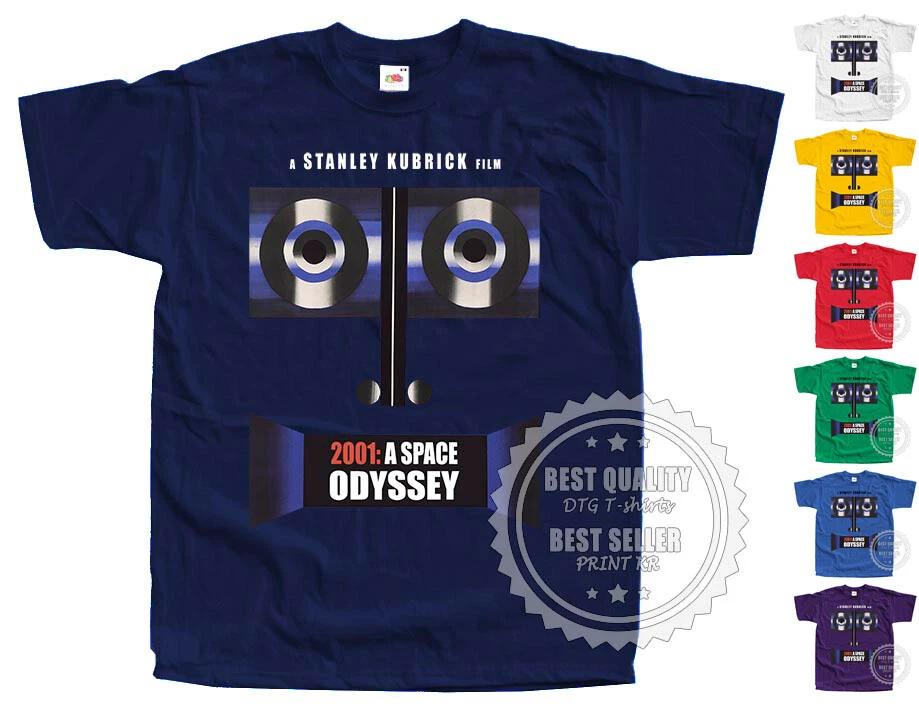 2001 A Space Odyssey v21 T SHIRT Movie Poster Colors Blue Black Sizes S to 5XL S