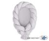 2-in-1 Braided Baby Cocoon - Gray