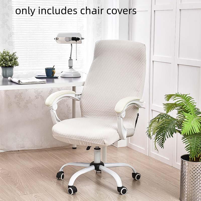 1pc Office Computer Chair Cover Elastic All Inclusive Armchair Protector Cover Office Home Decoration Rotating Chair Seat Covers