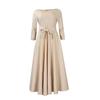 Summer New Fashion Plus Size African Dress Women's Tie Waist Maxi Dress for Women D3171
