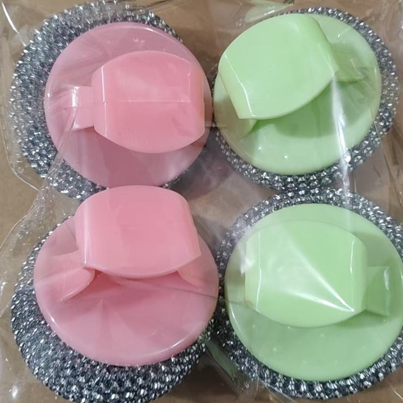 4Pcs Removable Cleaning Brush, Dishwashing Brush, RV Kitchen Cleaning Brush, Handle Design Does Not Hurt Hands.