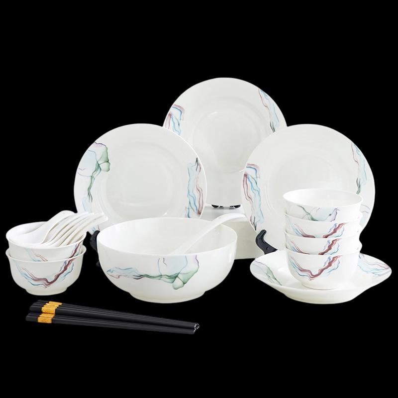 

Weidu Shuiyun Jiangnan 24-Piece Ceramic Dinnerware Set