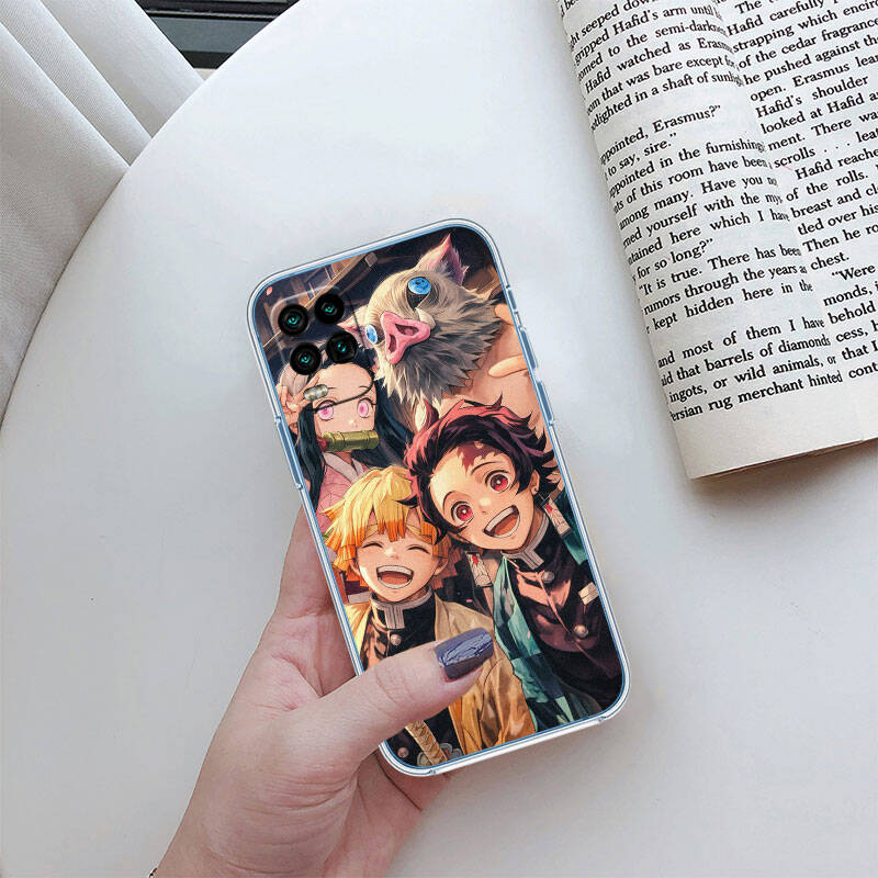 MH38 Demon Slayer Case for Motorola E7 G6 G7 G8 G9 Plus Power Play G10 G20 G04 E30 E40 E22 E20 E13 E15 G22 G23 G05 G75 G35 G55