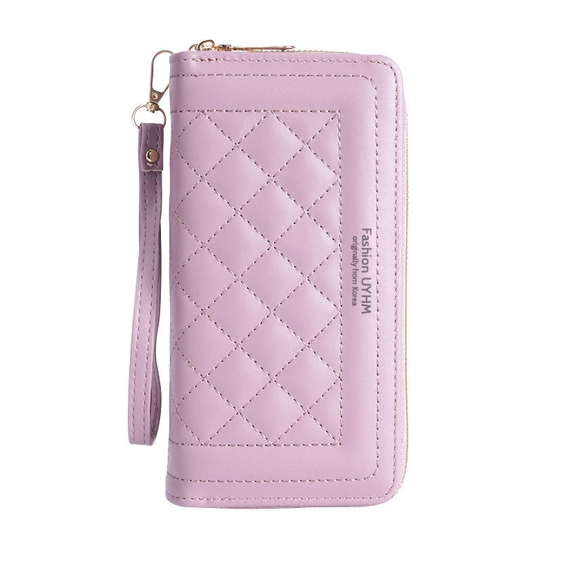 Women's 2023 Long Korean Style Wallet: Double Zipper Phone Bag, Large Capacity Card Holder, Coin Purse.