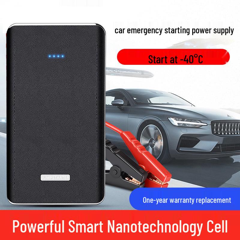 Portable 12V Car Jump Starter Power Bank – High-Capacity Emergency Battery Booster