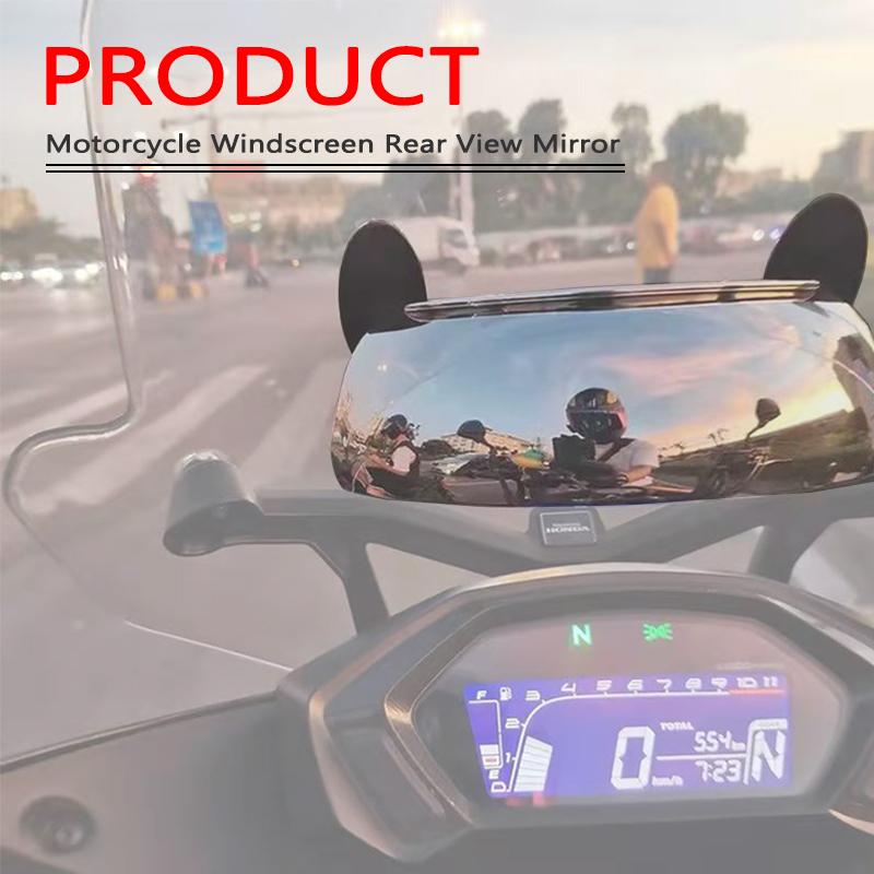 2022 NEW Universal Motorcycle 180 Degree Holographic Wide angle Rear View Mirror For BMW R1200GS For HONDA For SUZUKI