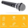 Mini Prop Microphone Fake Stage Play Speaker Music Toys Pretend Play Toddler Toy Kids Model Musical Instrument Learning