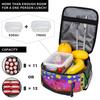 BFDI Cartoon Isolierte Lunchtaschen Auslaufsicher Battle for Dream Island Wiederverwendbare Kühltasche Tragetasche Lunchbox Handtaschen für Lebensmittel