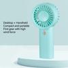 Rechargeable Mini Desk Fan Battery Operated Cooling Device For Home Office Travel Quiet Personals Airflows Tool