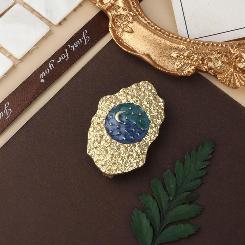 Винтажные барочные классические жемчужные роскошные броши для женщин и мужчин, модные эмалевые круглые значки, дворцовые ретро-аксессуары для одежды и пальто